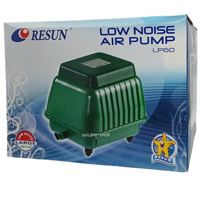 RESUN LP-60 (ปั๊มลม เสียงเงียบ แรงลม 70 L/min ของแท้ประกันศูนย์ Resun ประเทศไทย)