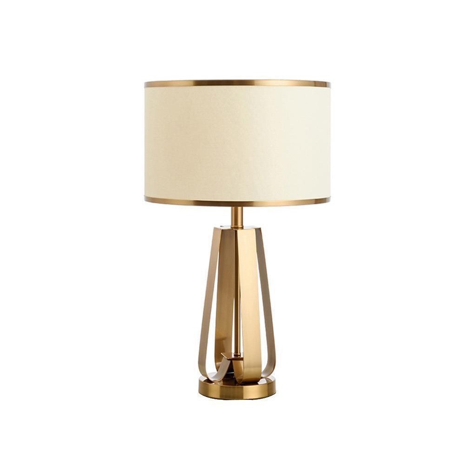 โคมไฟตั้งโต๊ะ สไตล์นอร์ดิก Nordic style table lamp + Hardware + Fabric LED E27x1 IP20