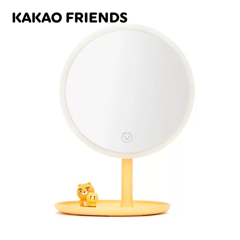 KAKAO FRIENDS LED美妆镜带灯日光镜便携桌面梳妆镜