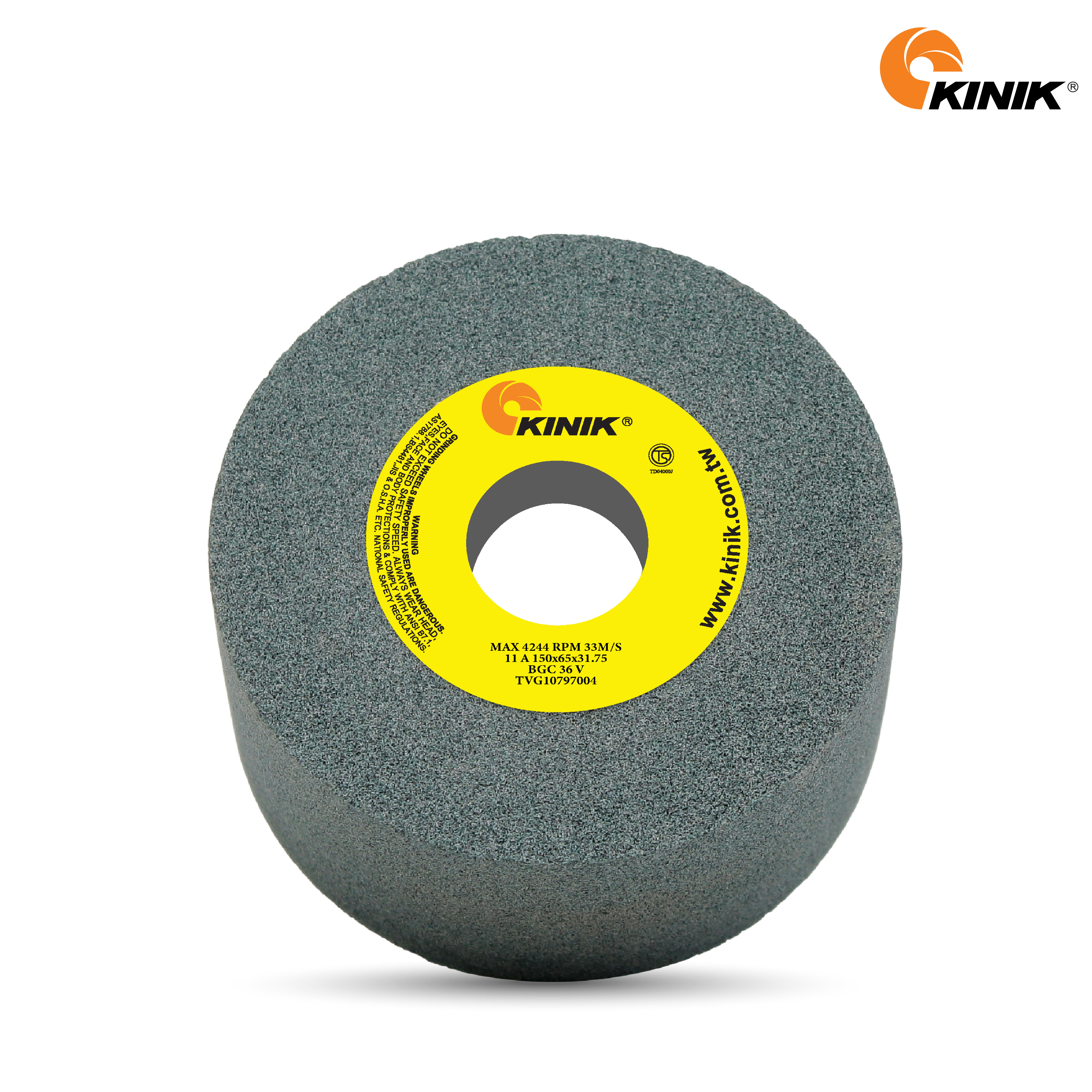 หินถ้วยตรง KINIK GC100KV6A 75x38x19.05 mm.