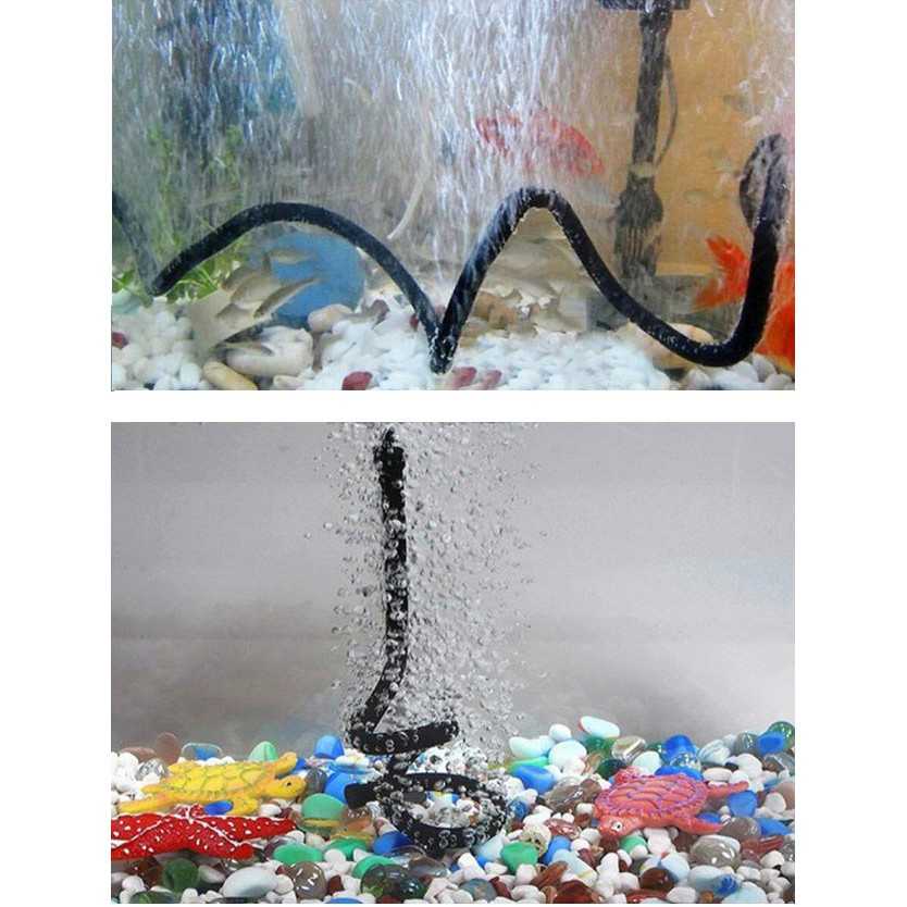 หัวทรายสายยาง JENECA (หัวทรายแบบยาง สามารถดัดรูปทรงได้ ใช้ตกแต่งตู้ปลาให้สวยงามขึ้นได้)