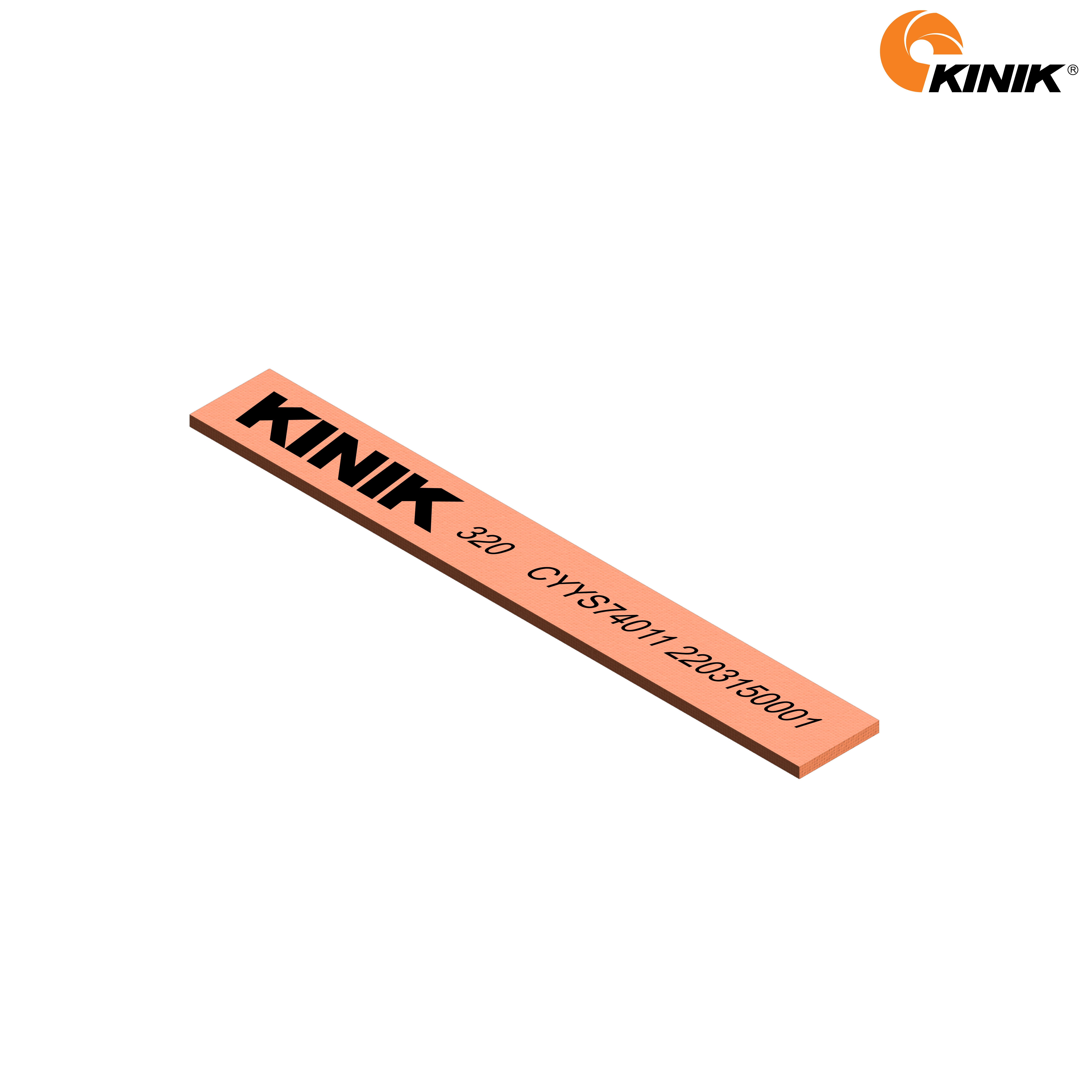 หินแท่งขัดพิมพ์ KINIK 320LAP 100x10x2 mm.