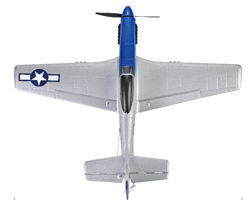 เครื่องบินพร้อมเล่น Mini P51D RC Plane RTF 450mm