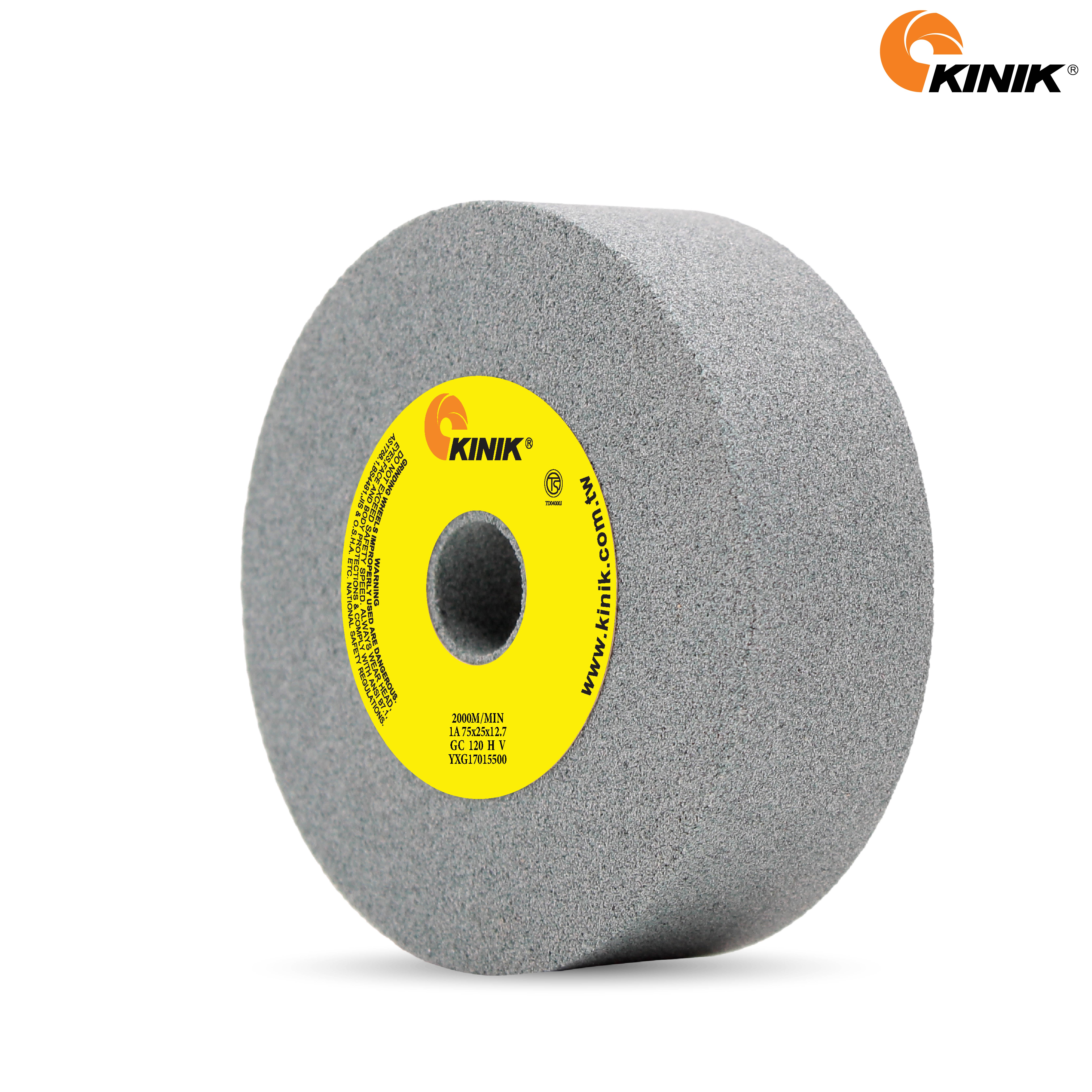 หินเจียร KINIK GC120HV1A 75x25x12.7 mm.