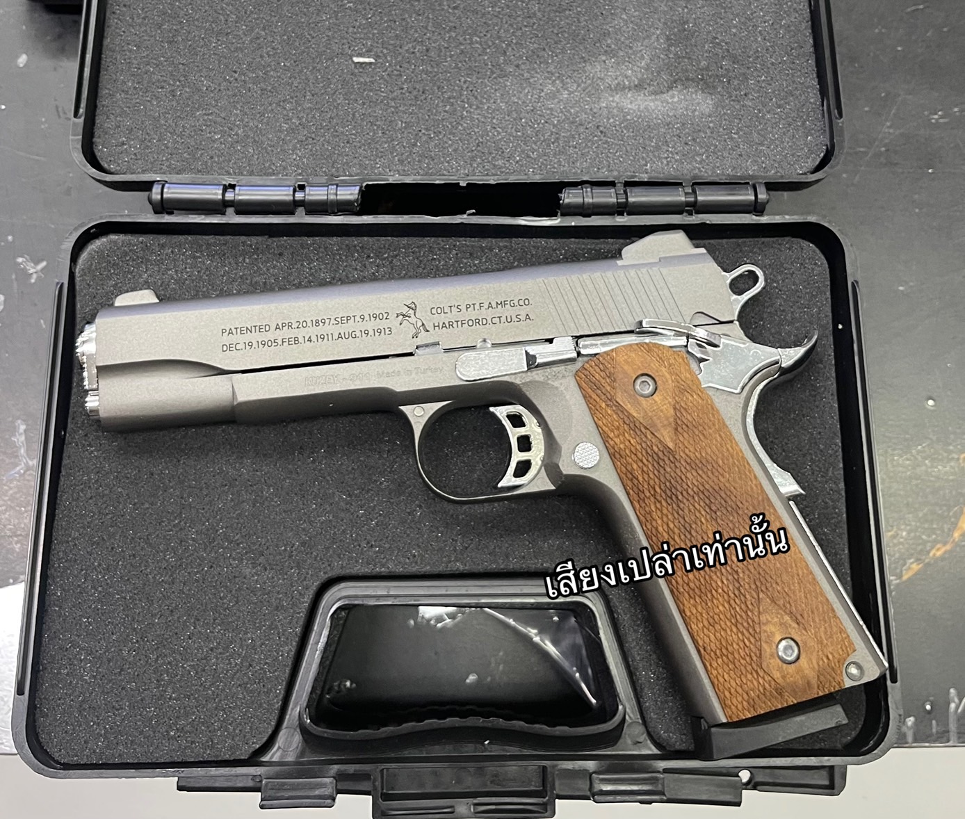 แบลงค์กัน KUZEY M1911 COLT'S 100 YEARS สีสโมค ลำกล้อง 5 นิ้ว