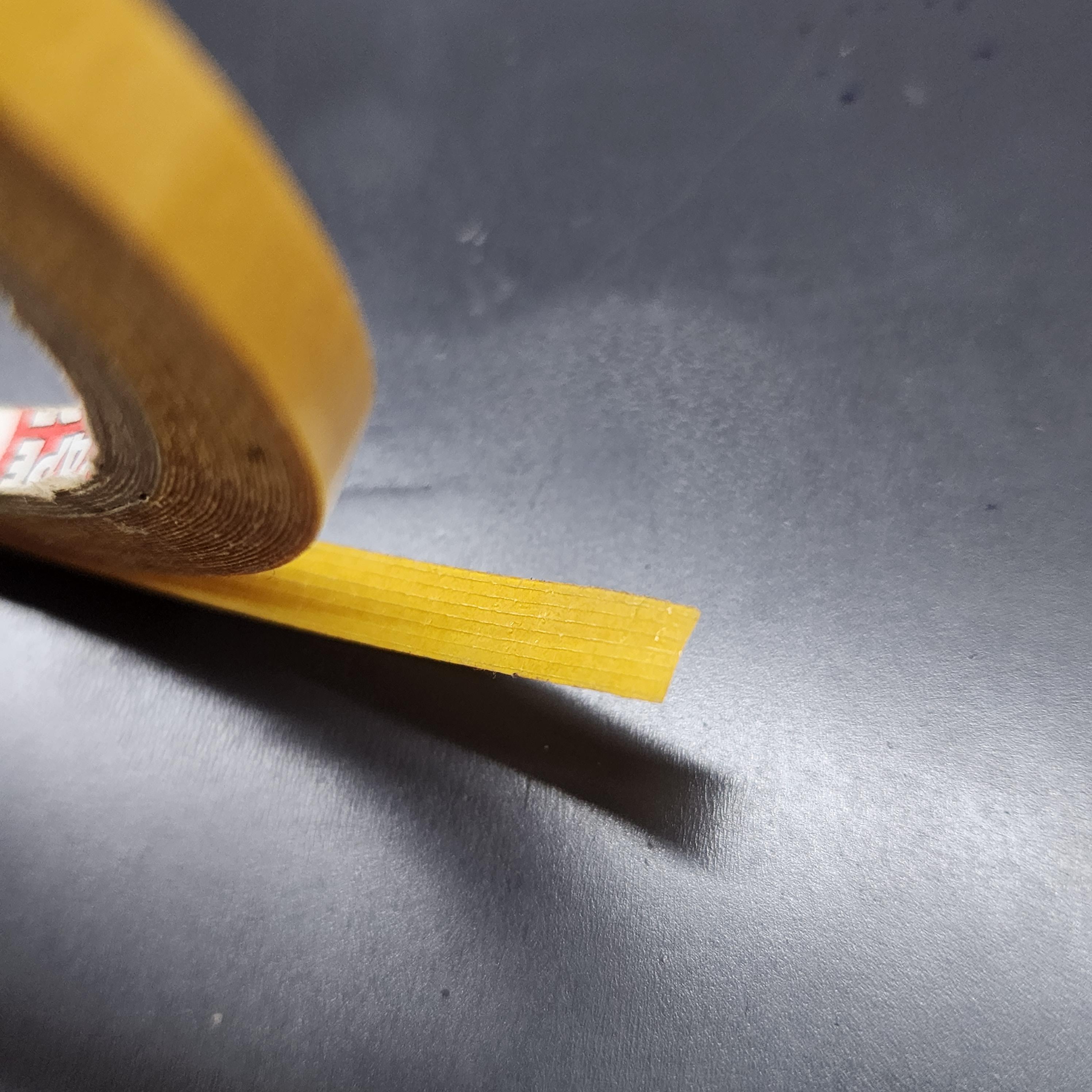 เทปกาว2หน้า ติดฝาหลัง สีเหลือง