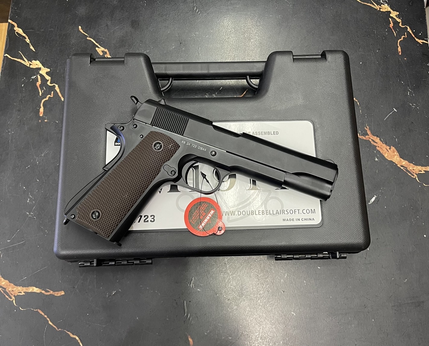 M1911A1 Double Bell 723 ชุดพร้อมกล่อง