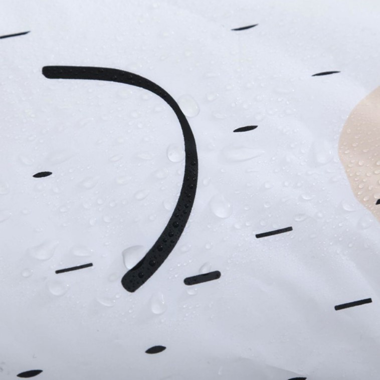 ถุงเก็บของ เก็บเสื้อผ้า เก็บผ้านวม ผ้าห่ม ไซส์จัมโบ้ รูปหน้าหมี ครีม-ขาว