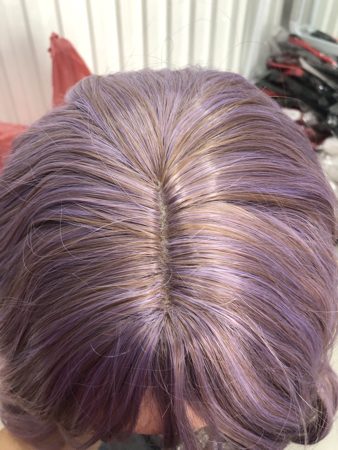 วิกทอเส้นไหมไฟเบอร์ วิกผม หยักสั้น พร้อมส่งในไทย