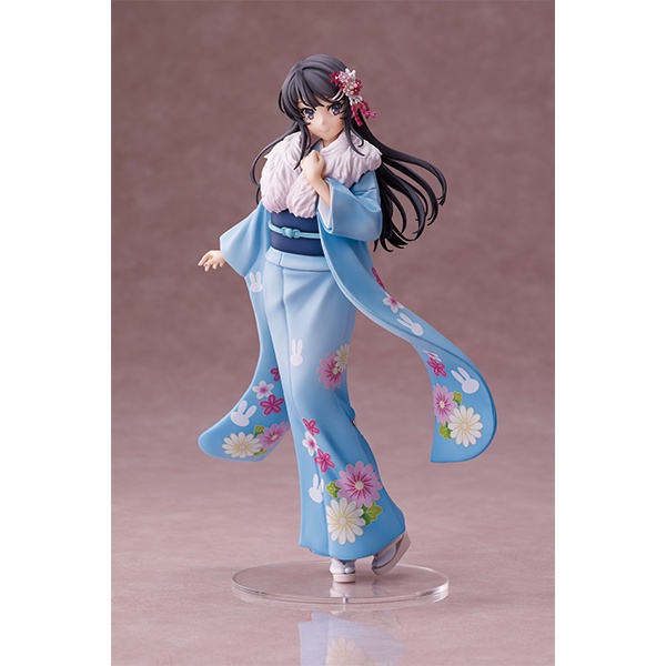 [ Figure แท้ ] #รุ่นพี่ไม #กล่องบุบเสียหาย Sakurajima Mai Kimono Ver 1/7 Scale [ ANIPLEX ]