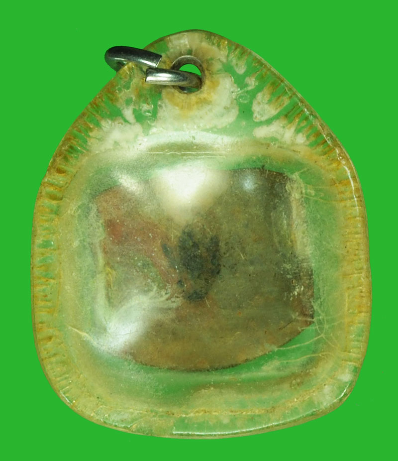 A1009 ตะกรุดม้วน เลี่ยมพลาสติกเก่าไม่ทราบที่และปีสร้าง 12