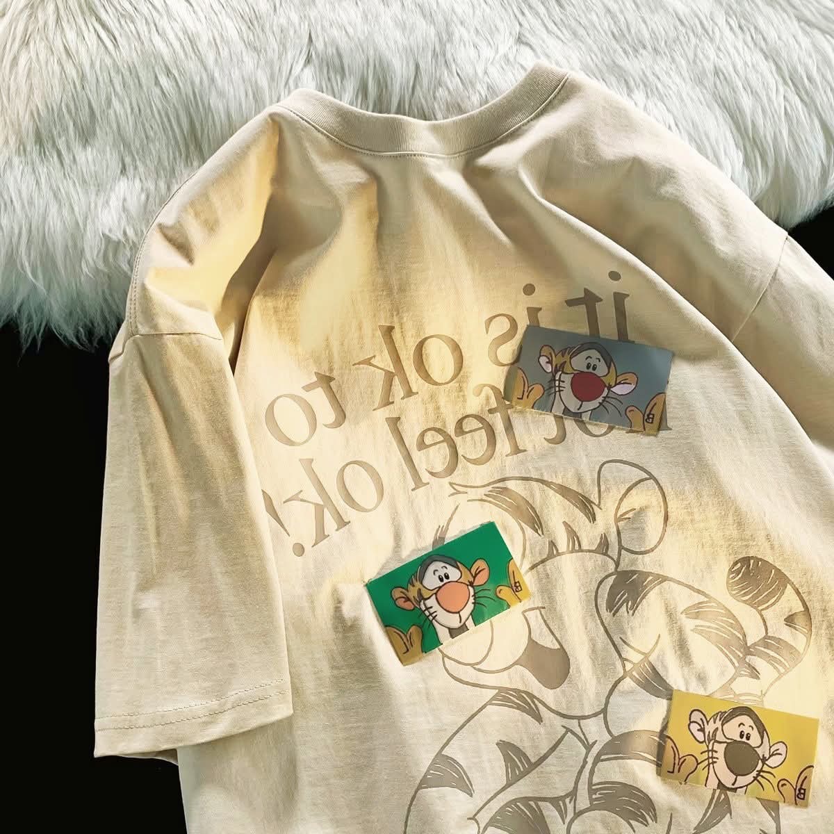 เสิ้อ Over size ลายการ์ตูน สินค้าพร้อมส่ง