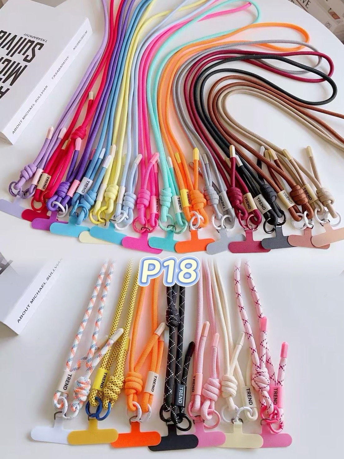 สายคล้องคอ/คล้องโทรศัพท์+แผ่นสี P18