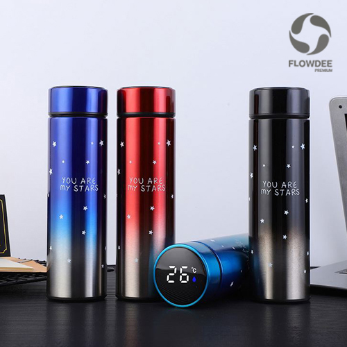 กระบอกน้ำสแตนเลส หน้าจอ LCD FBS021