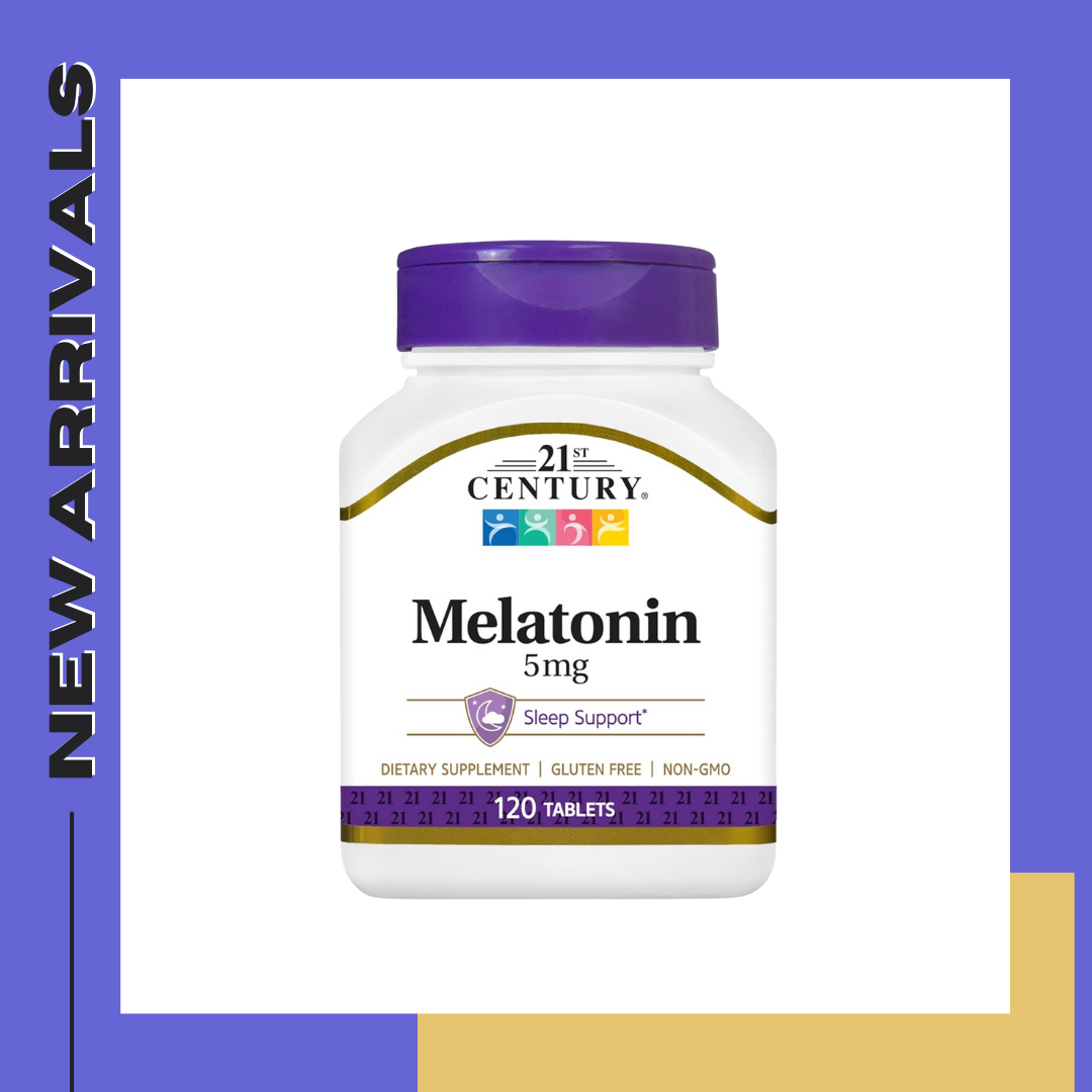 21st Century, Sleep, Melatonin 5 mg, 120 Tablets