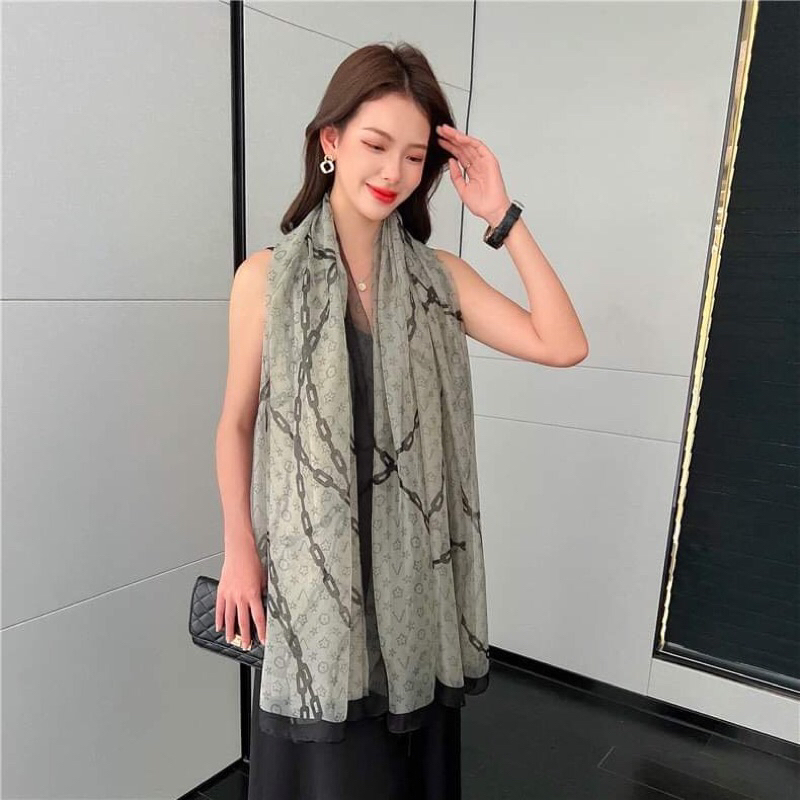 ผ้าคลุมไหล่ ผ้าพันคอ ผ้ากันแดด พร้อมส่งในไทย