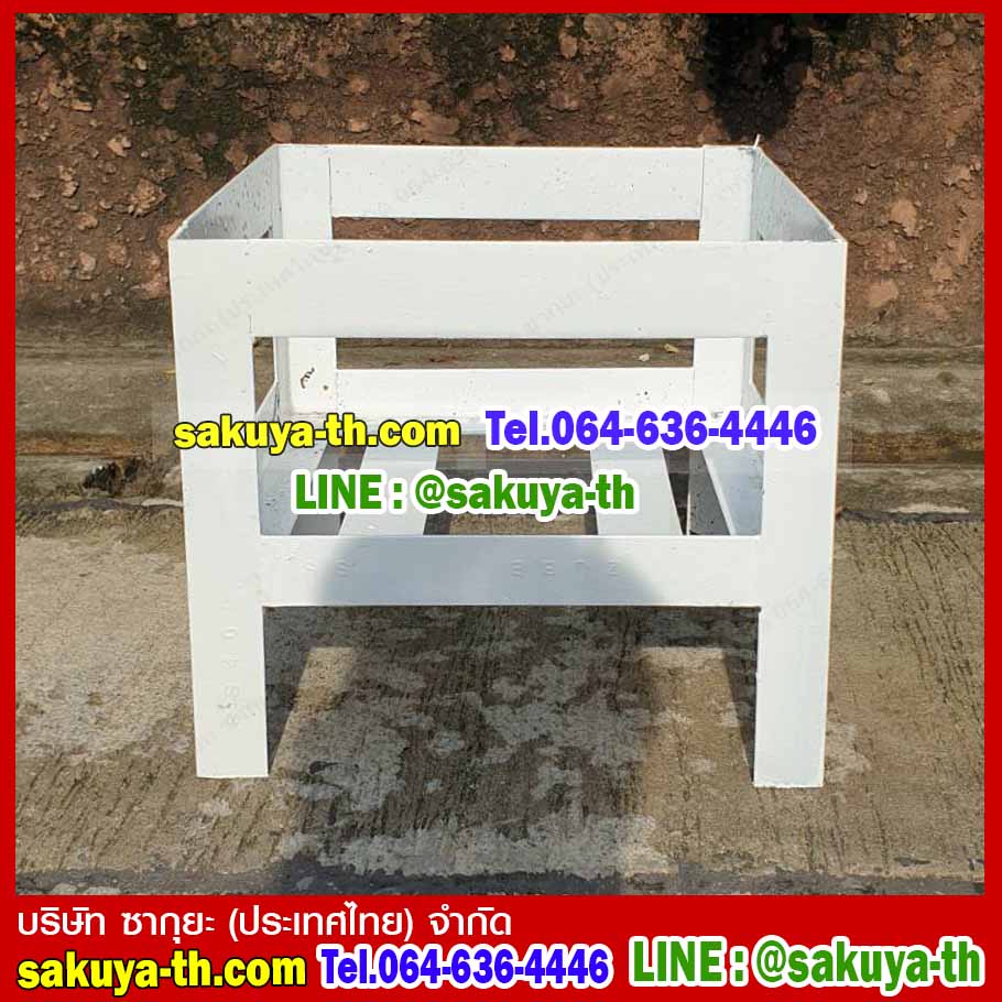 แท่นวางถังขยะ 60 ลิตร แบบ 1 ช่อง