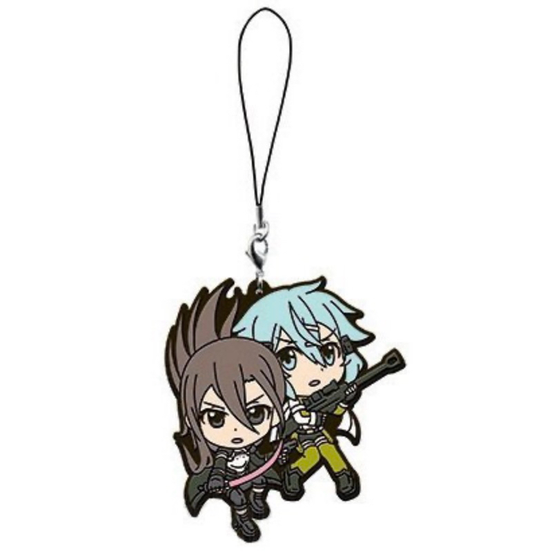 พวงกุญแจ คิริโตะ&ชิน่อน -SAO 2[Sword Art Online II -Rubber Strap- Kirito&Sinon]