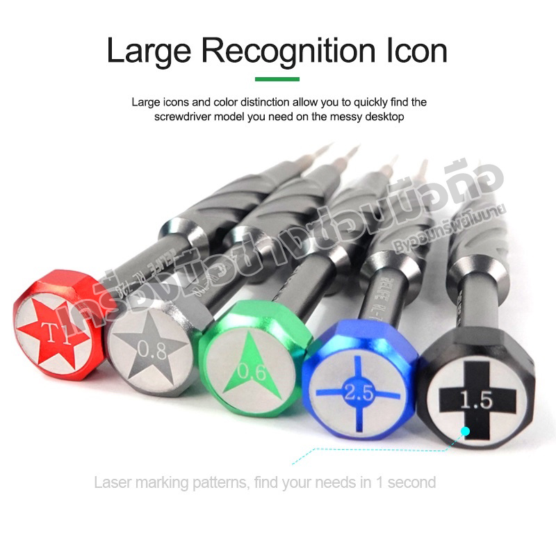 ไขควง Relife RL728A ครบชุด5ดอก