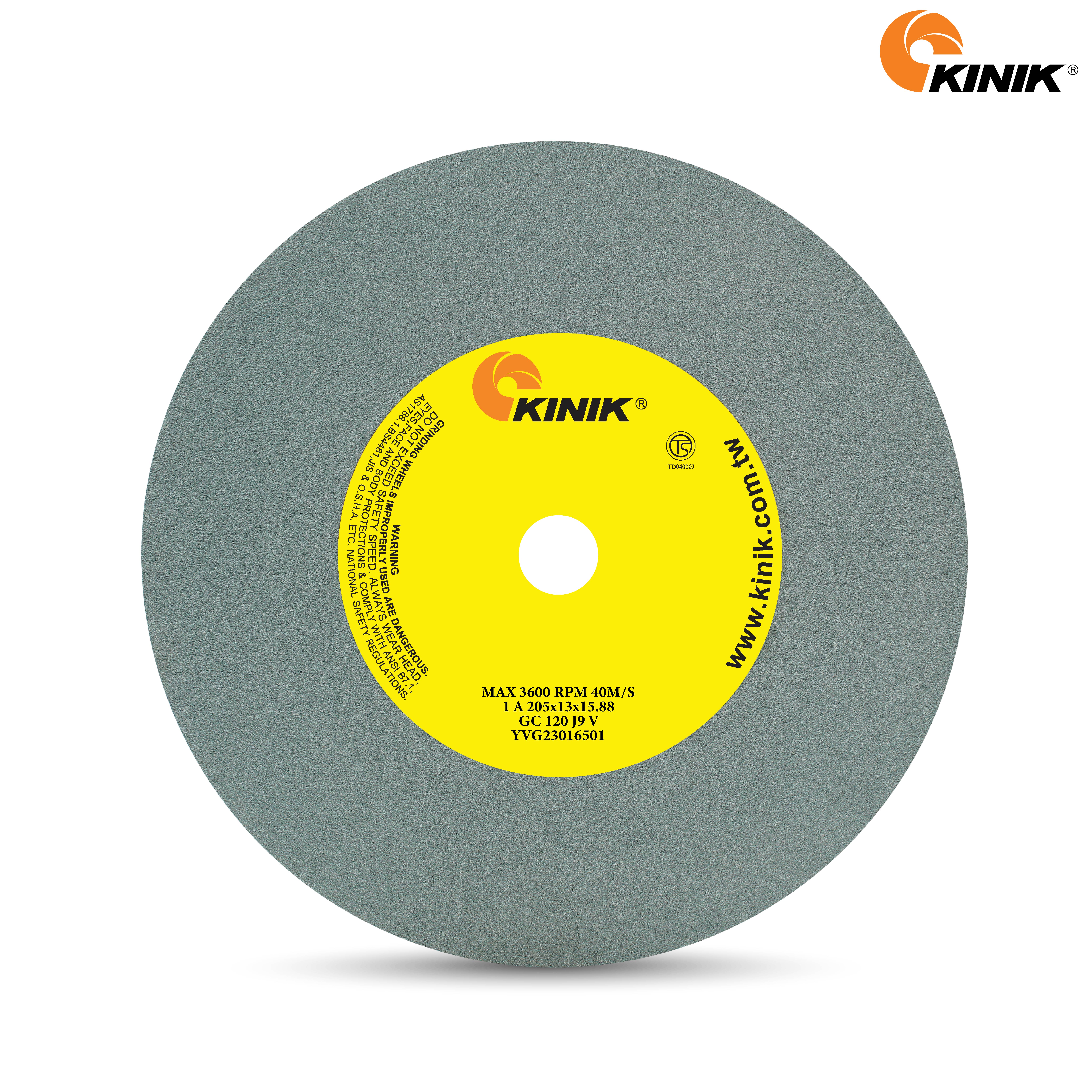 หินเจียร KINIK GC120J9V1A 205x13x15.88 mm.