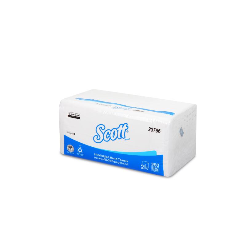 8888336042299 กระดาษเช็ดมือ250แผ่น2ชั้น Scott (23777)