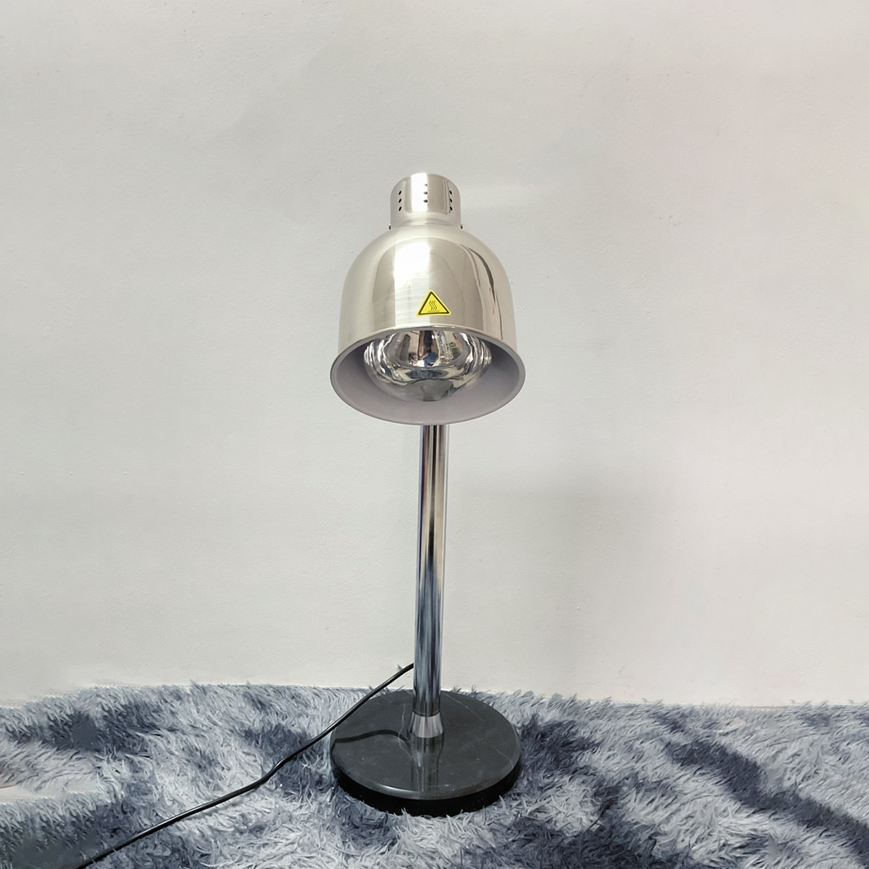 โคมไฟตั้งโต๊ะอุ่นอาหาร Table Heating lamp Food Buffet (Adjustable), Metal + marble E27x1 Max 300W (BF03)