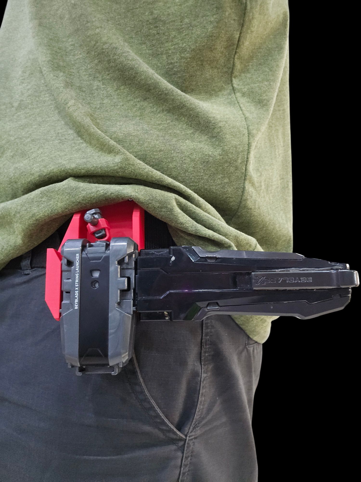 [Beyblade] Launcher Belt Holder ที่เก็บชูทเตอร์ กับสายเข็มขัด หรือ ขอบกางเกง และ สายกระเป๋า มี 4สี สวย แข็งแรง