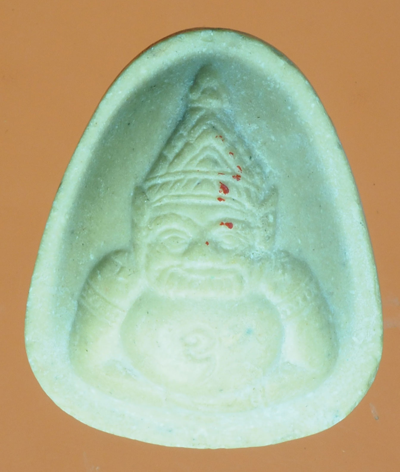 A340 พระปิดตา หลังราหูอมจันทร์ เนื้อผง ไม่ทราบที่และปีสร้าง 9