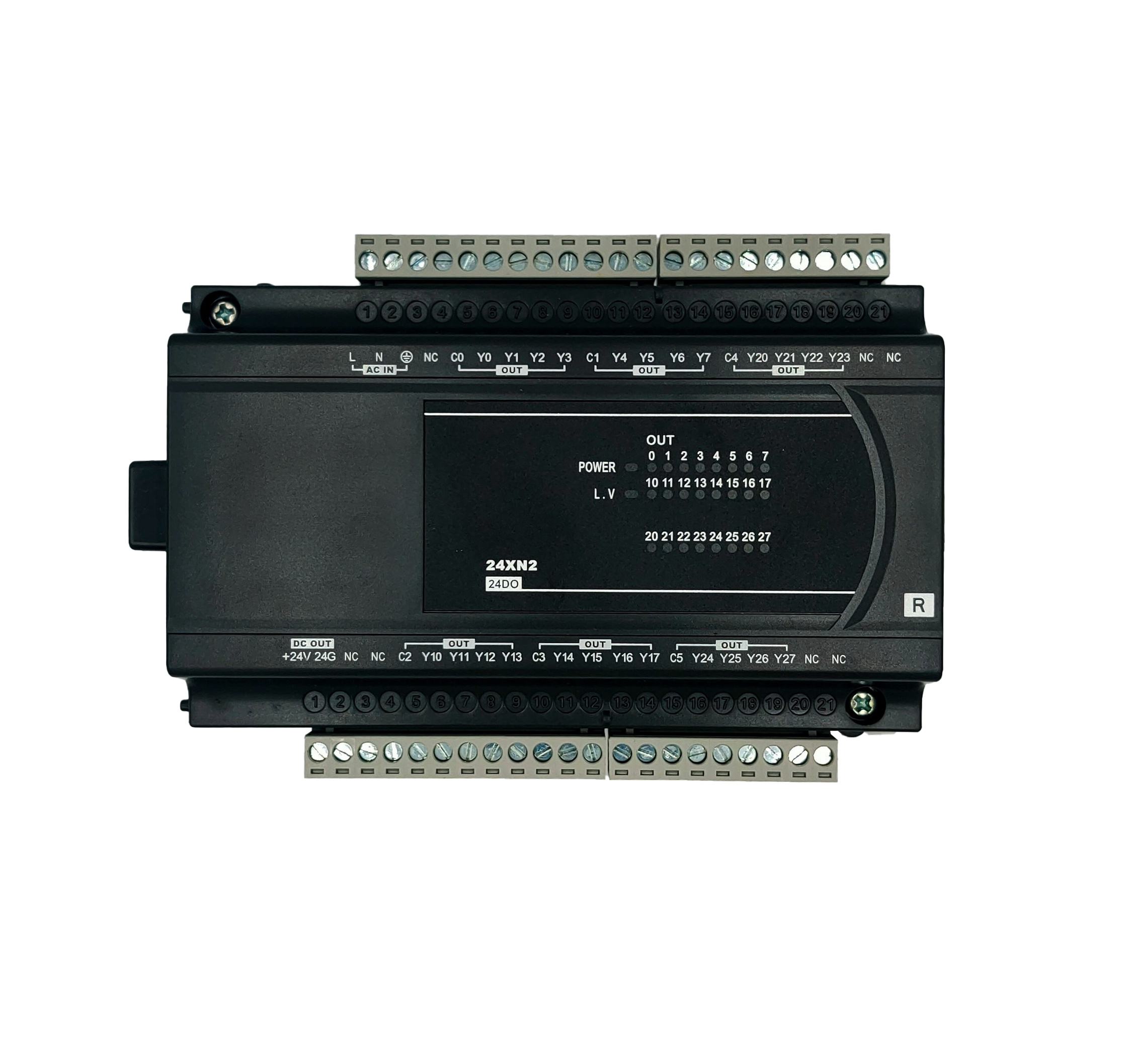 Delta PLC DVP24XN200R 24O Extension, AC Power-In, Relay Output