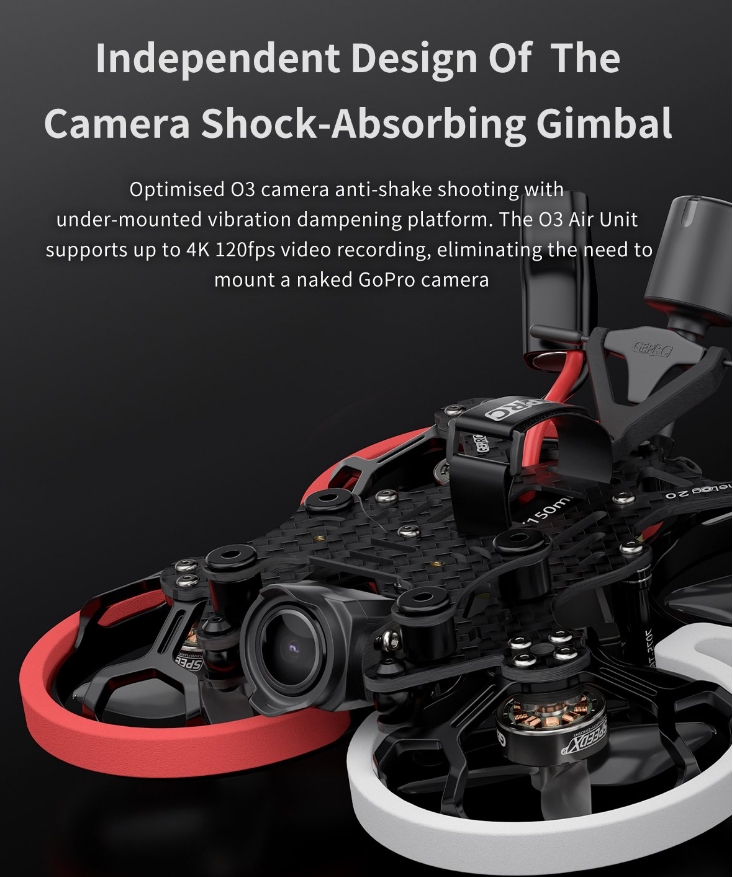 GEPRC CineLog20 HD O3 & Analog FPV Drone ใช้แบต 4เซล ขนาดใบพัด 2นิ้ว