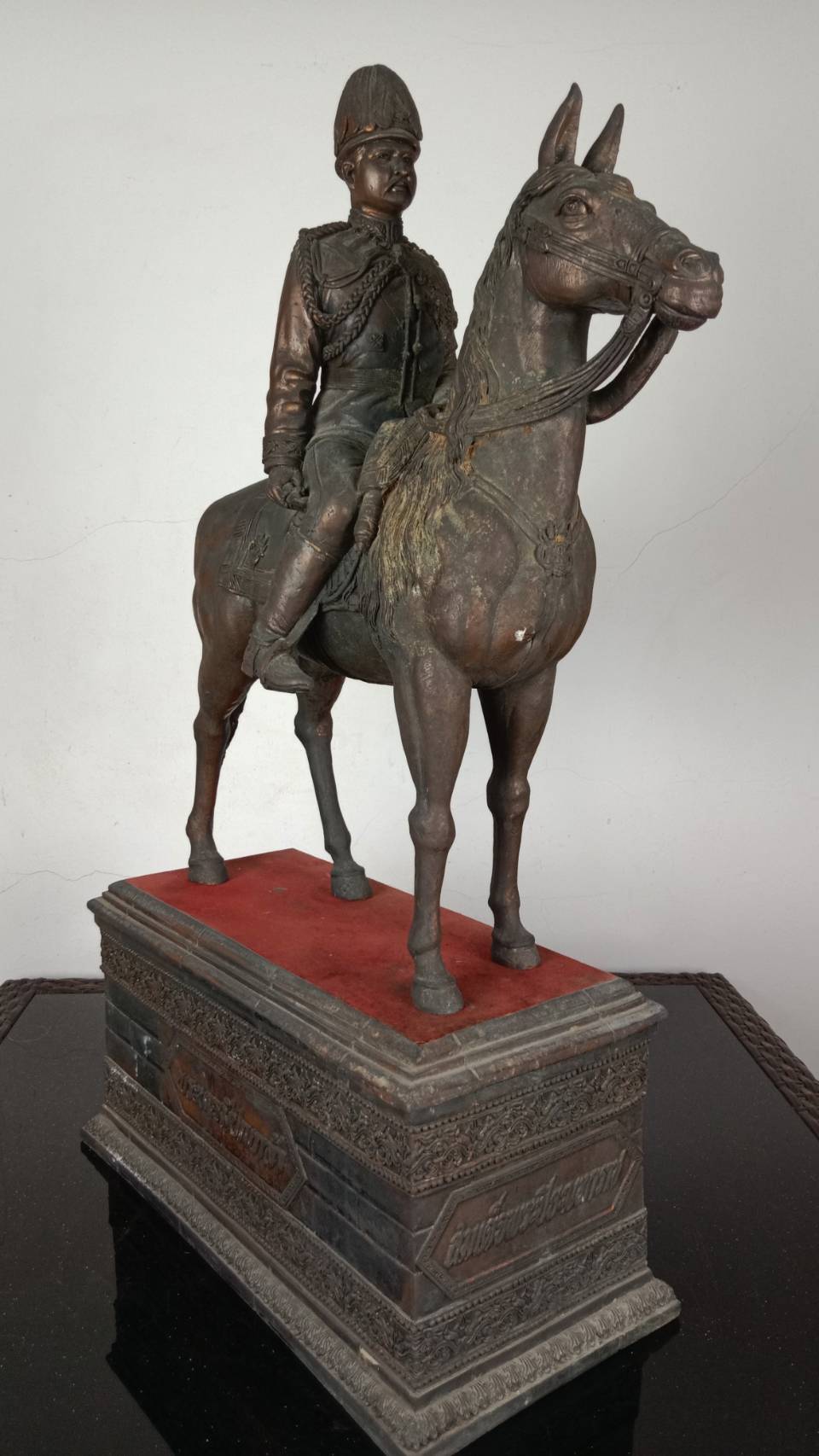 529.พระบรมรูปหล่อในหลวงรัชกาลที่ 5 พระบาทสมเด็จพระปรมินทรมหาจุฬาลงกรณ์ พระจุลจอมเกล้าเจ้าอยู่หัวทรงม้า(พระบรมรูปทรงม้า) องค์ใหญ่