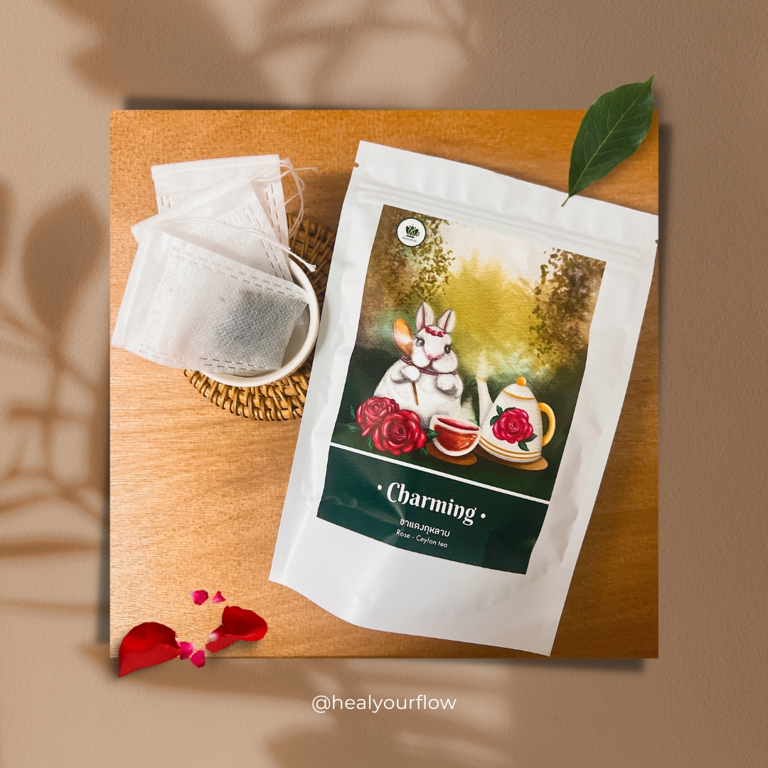 ชาซีลอนกุหลาบ แบบ tea bag (10 ซอง)