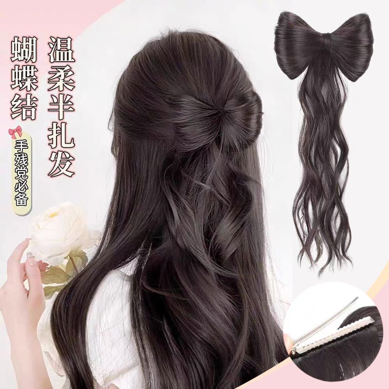 กิ๊บผมแฮร์พีช อาหมวย กิ๊บโบว์ ตรุษจีน พร้อมส่ง