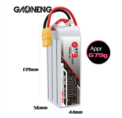 แบต GNB 6เซล 300-5000mah HV XT30 XT60 XT90 แบตสำหรับ RC รถ เรือ เครื่องบิน โดรน หุ่นยนต์ มีให้เลือกหลายขนาดความจุ