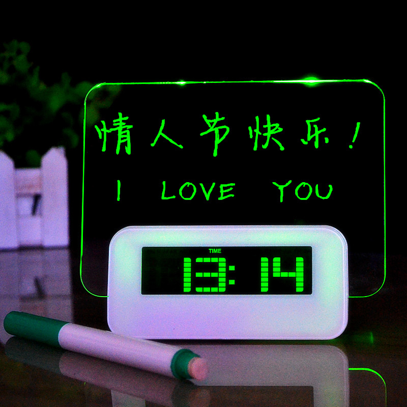 นาฬิกาตั้งโต๊ะ เขียนข้อความ FKC008