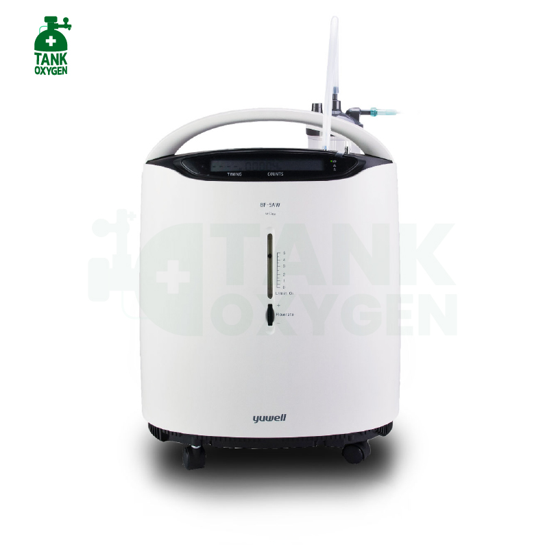 Yuwell รุ่น 8F-5AW เครื่องผลิตออกซิเจน ขนาด 5 ลิตรประกันศูนย์ไทย 3 ปี