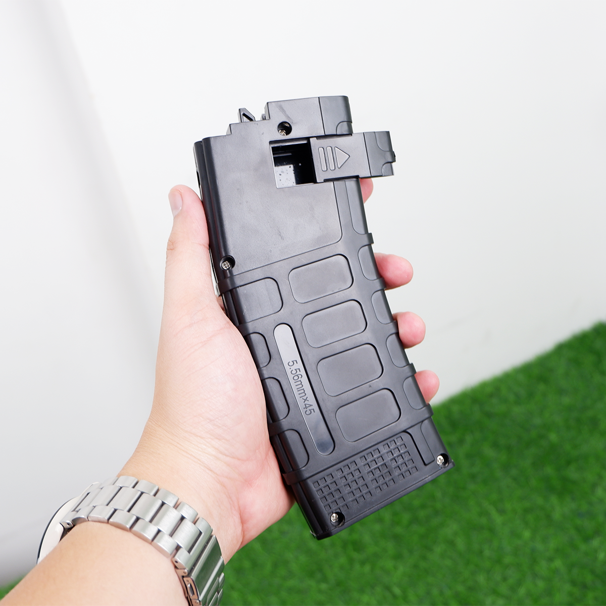 (24)M4A1 สีดำ แดง ตัวท็อป 200FPS ปืนเจลไฟฟ้า ของเล่น ยิงรัวได้ Semi Auto ได้