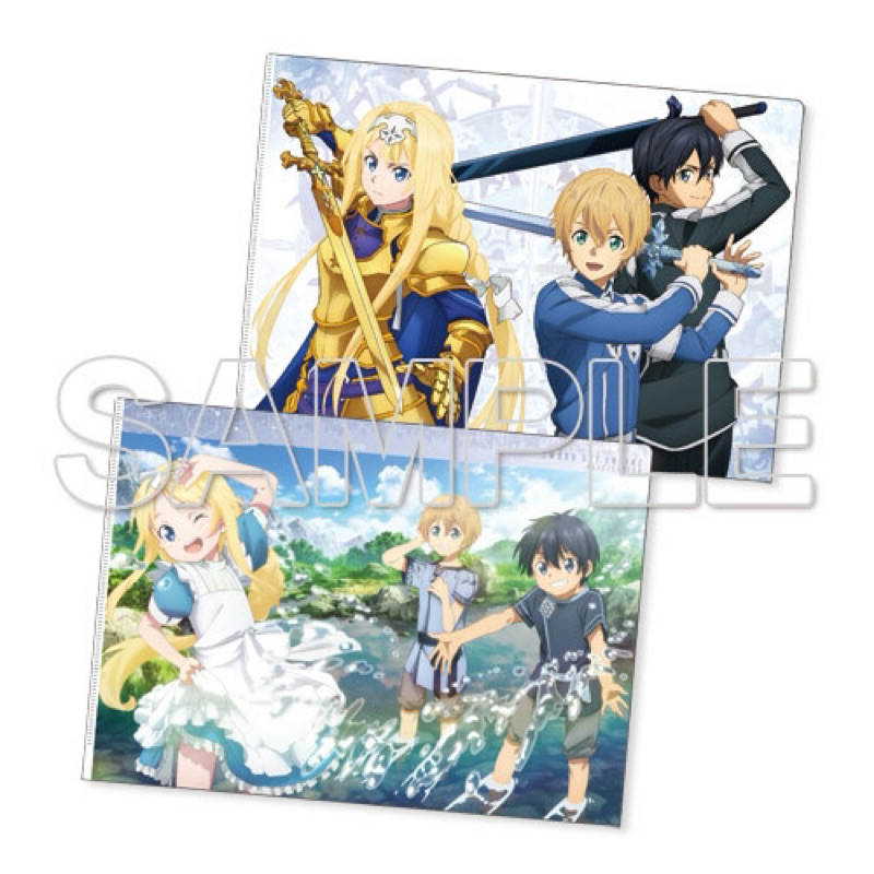 แฟ้ม คิริโตะ&อลิซ&ยูจิโอ -SAO[Sword Art Online Alicization Beginning -Clear File- Kirito&Alice&Eugeo]