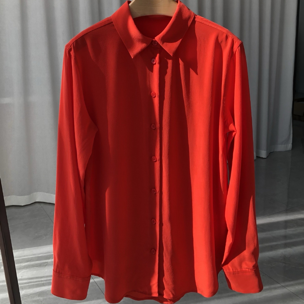 เสื้อเชิ้ต แขนยาว ผ้าไหมอิตาลี่