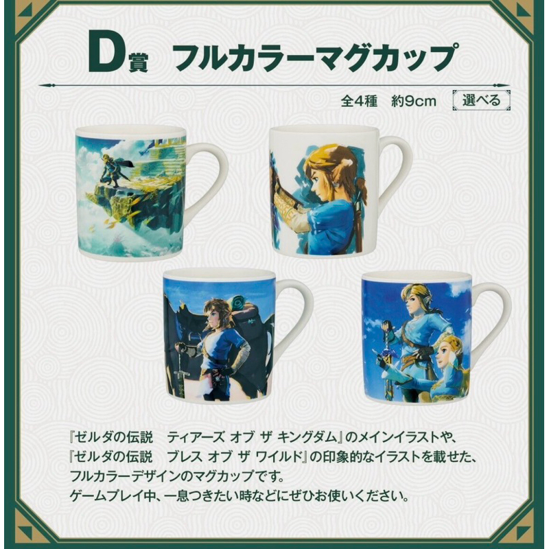 แก้ว เดอะเลเจนด์ออฟเซลดา[The Legend Of Zelda Tears Of The Kingdom D Prize -Full Color Mug-]
