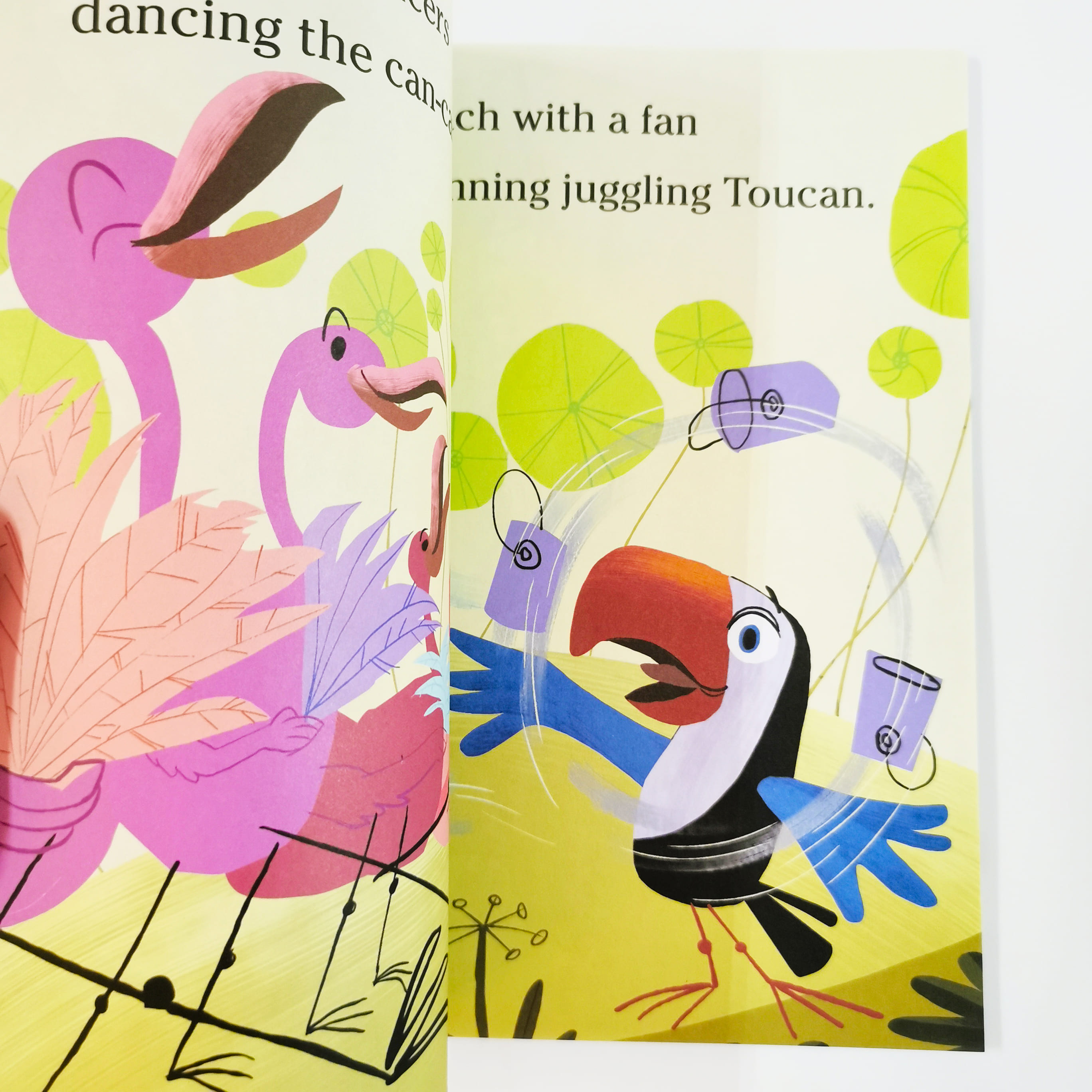 Toucan with Two Cans