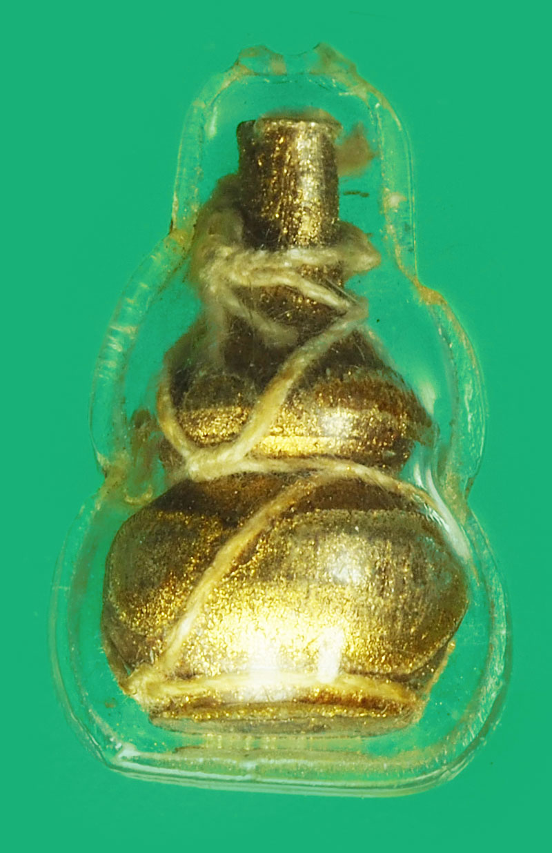 A1079 น้ำเต้าลงบรอนซ์ทอง เล่ี่ยมพลาสติกเก่า ไม่ทราบที่ 12