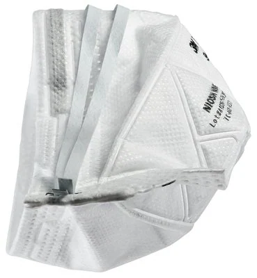หน้ากาก N95 รุ่น 9105 3M™ Vflex™ ป้องกันฝุ่น ละอองแบบพับได้ ( บรรจุ 50 ชิ้น/กล่อง)