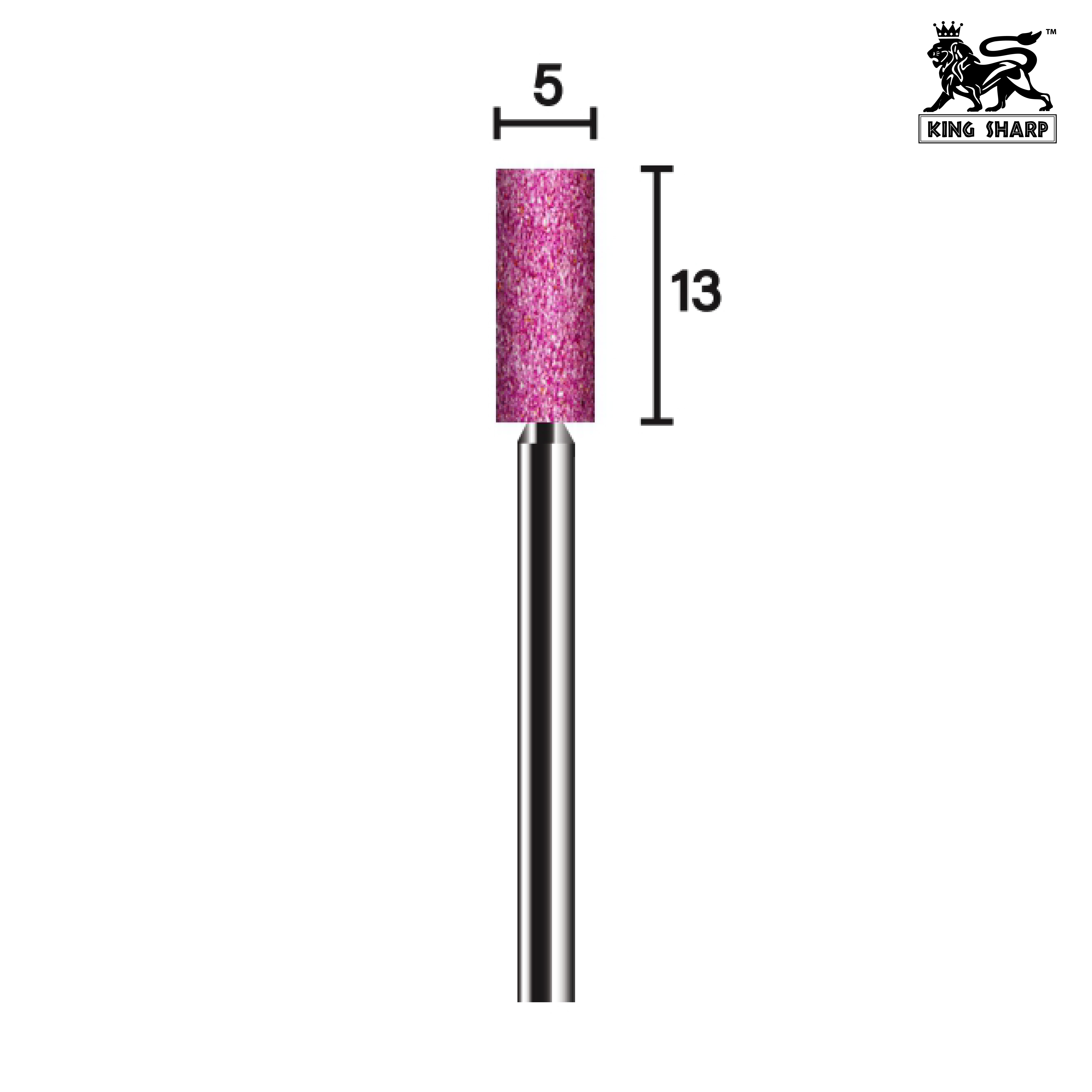 หินเจียรมีแกน KINGSHARP WS151 PA80QV40 5x13x3 mm.