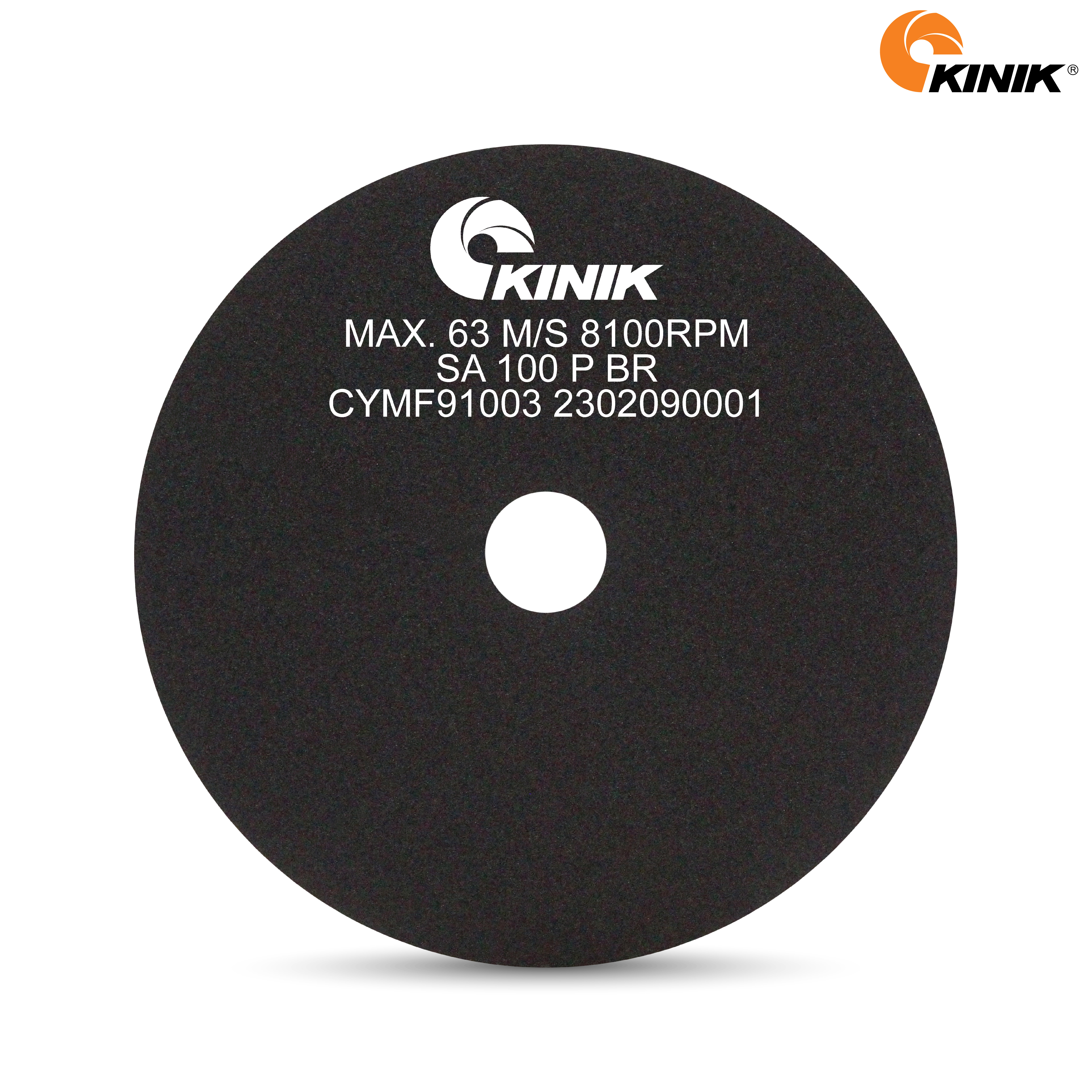 แผ่นตัดบาง KINIK SA100PBR30 150x.8x20 mm.