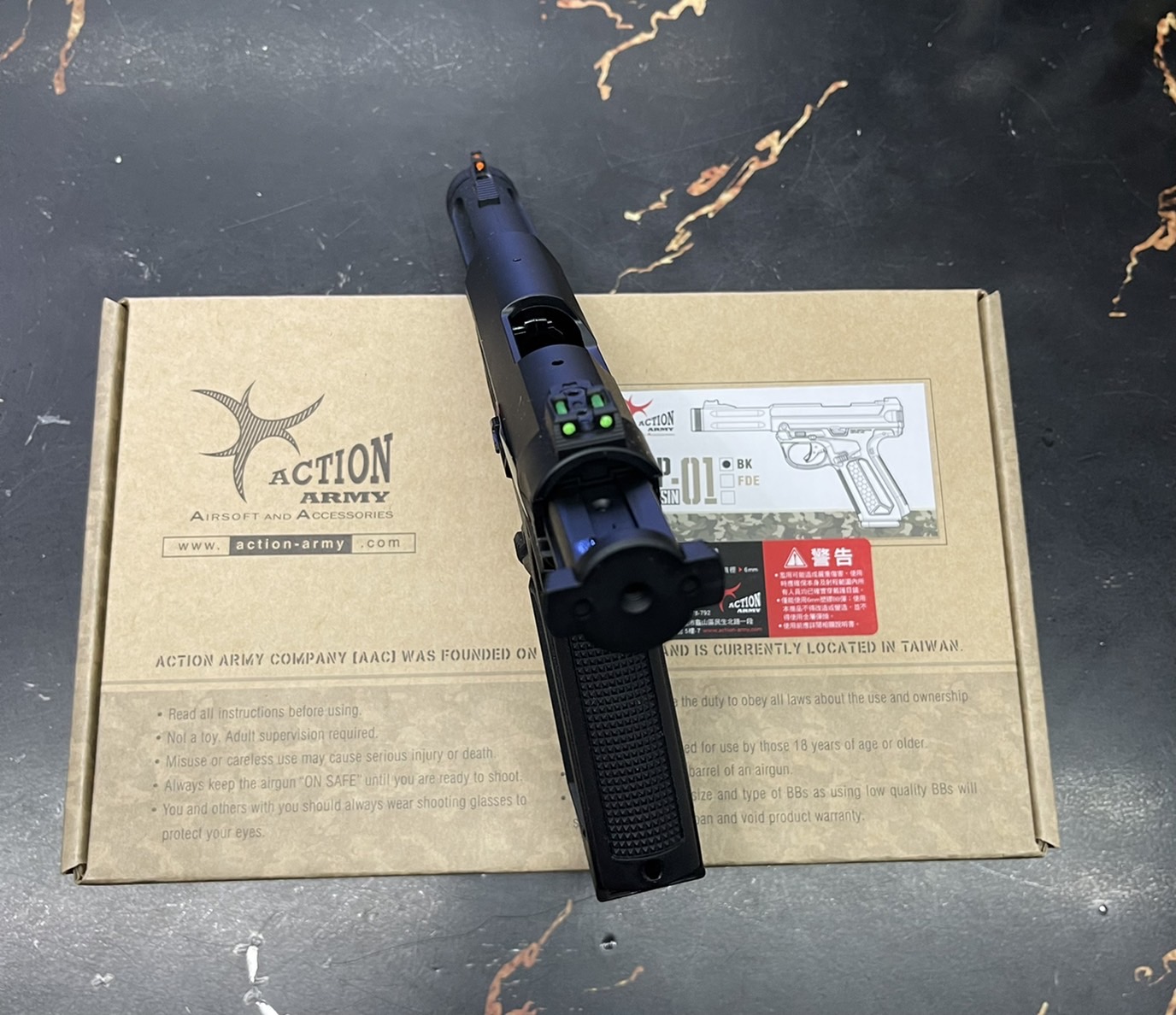 AAP-01 Assassin GBBP สีดำ - Action Army