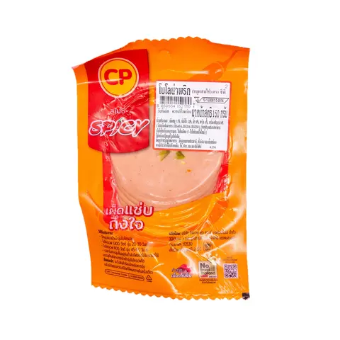 8850554152180 โบโลน่าหมูผสมไก่(พริก) 150ก.