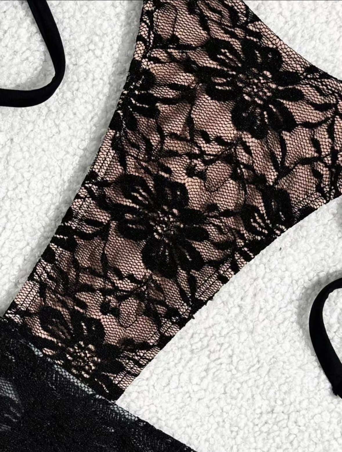 ชุดเซท บิกินี่ 3 ชิ้น งานลูกไม้ เซ็กซี่ SW203 พร้อมส่งในไทย