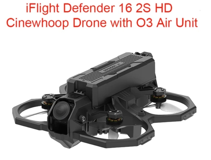 iFlight Defender 16 O3 DJI System 2S HD CineWhoop FPV Drone PNP BNF ELRS