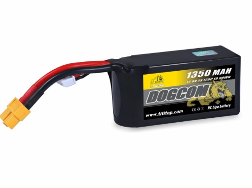 DOGCOM 4S 14.8V 150C มีให้เลือก 560/650/850/1300/1350/1550mah